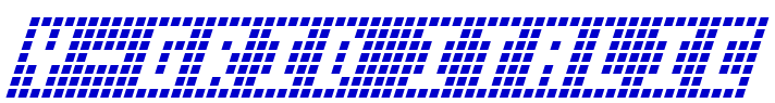 Y-Grid Italic Schriftart